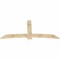 Ekena Millwork Bellingham Rough Sawn Timber Gable Bracket, Douglas Fir, 84"W x 38"H x 2"D x 6"F, 11/12 Pitch GBW084X38X0206BEL00RDF - alternate 2
